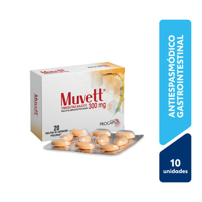 Muvett 300 Mg Tabletas De Liberaci&oacute;n Prolongada - Bl&iacute;ster 10 UN