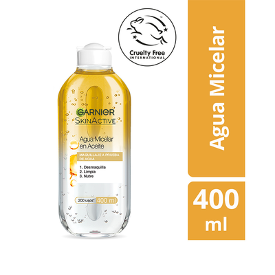 Garnier Agua Micelar &Oacute;leo - Frasco 400 ML