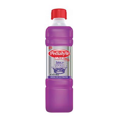 Pedialyte 60 Max Sabor Uva - Frasco 500 ML