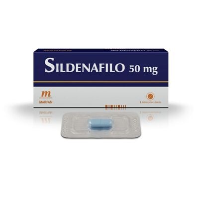 Sildenafilo 50 Mg - Caja 1UN