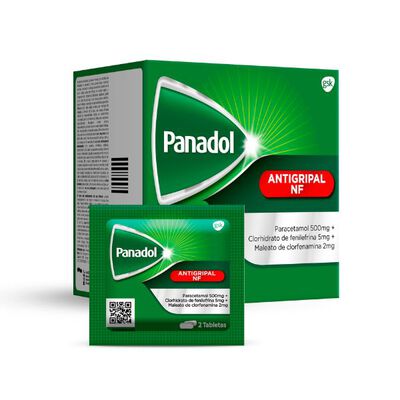Panadol Antigripal Tabletas - Caja 52 sobres