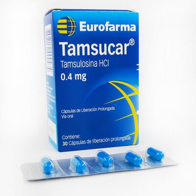 Tamsucar 0.4Mg C&aacute;psula - Caja 30 UN