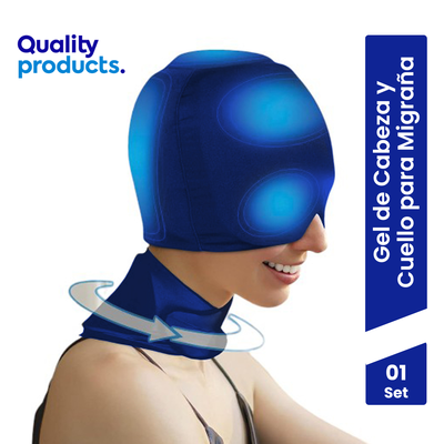 Set de Gel para Cabeza y Cuello Relax Me Neck Ice Pad - Caja 1 UN