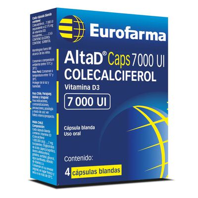 Altad 70000 UI - Caja 4 C&aacute;psulas Blandas