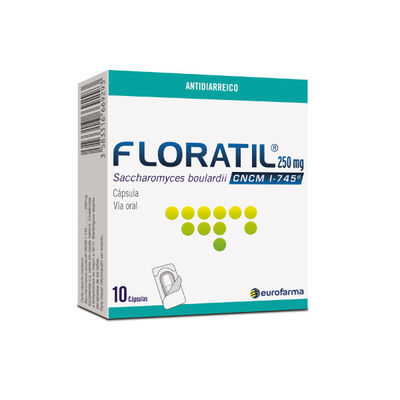 Floratil 250 MG - Caja 10 c&aacute;psulas