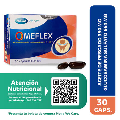 Omeflex C&aacute;psulas Blanda - Caja 30 UN
