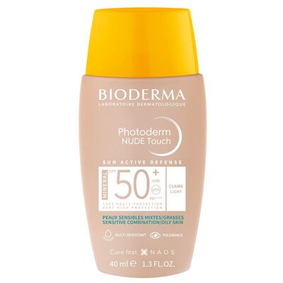 Bioderma Photoderm Nude Touch Claire SPF50 - Frasco  40 ML