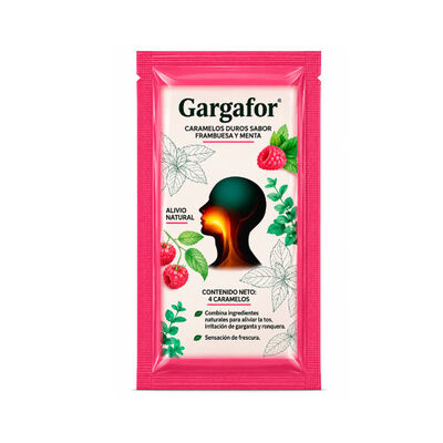 Caramelos Duros sabor a Frambuesa y Mentol - Sobre 1 UN