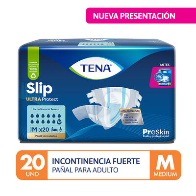 Pa&ntilde;ales Tena Slip Ultra Protect Talla M - Bolsa 20 UN