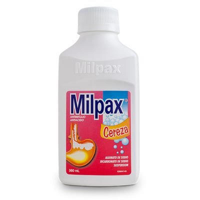 Milpax F Suspensi&oacute;n Oral Cereza - Frasco 360 ML