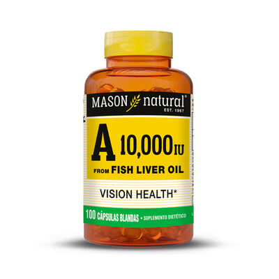 Vitamina A-10000 I.U C&aacute;psulas - Frasco 100 UN