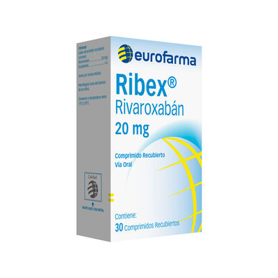 Ribex 20 Mg - Caja 30 Comprimidos Recubiertos