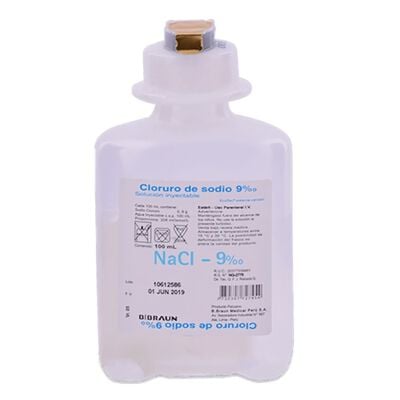 Cloruro De Sodio 9% - Frasco 100 ML