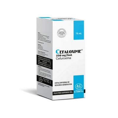Cefaloxime 250 Mg Suspensi&oacute;n Oral - Frasco 70 Ml