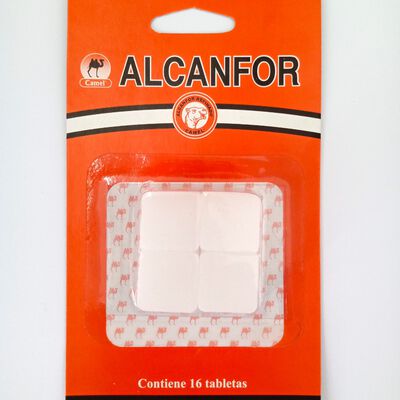 Alcanfor Refinado Tabletas - Caja 16 Un