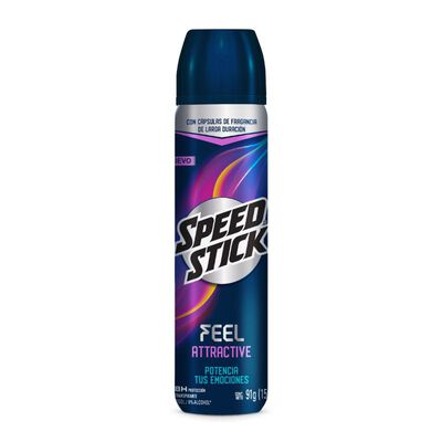Desodorante Spray Speed Feel Attractive  - Frasco 91 G