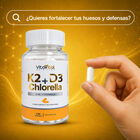 VitaVital K2 +D3 Chorella - Frasco 120 UN, , large image number null