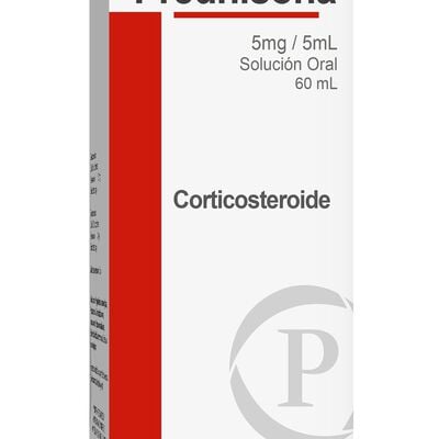 Prednisona 5 Mg Jarabe - Frasco 60 ML