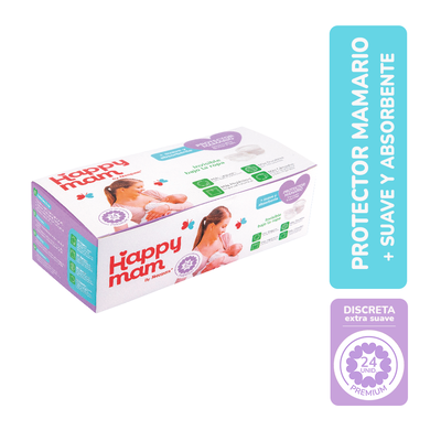 Protector Mamario Happymam - Caja 24 UN