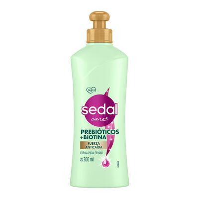 Sedal Crema para Peinar Prebi&oacute;ticos + Biotina - Frasco 300 ML