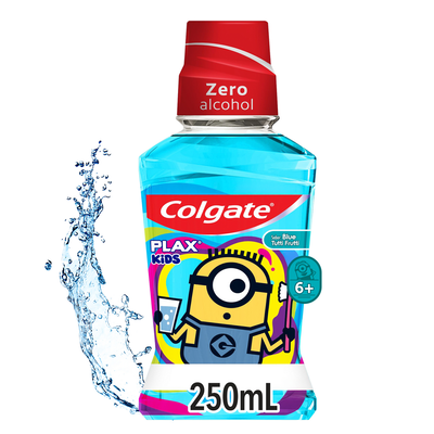 Enjuague Bucal Colgate Plax Kids Minions - Frasco 250 ML