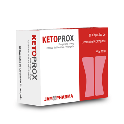 Ketoprox 150 Mg Capsulas - Caja 30 UN