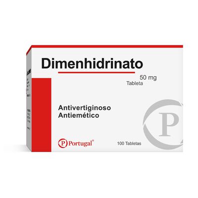 Dimenhidrinato 50 Mg Tableta - Caja 100 UN