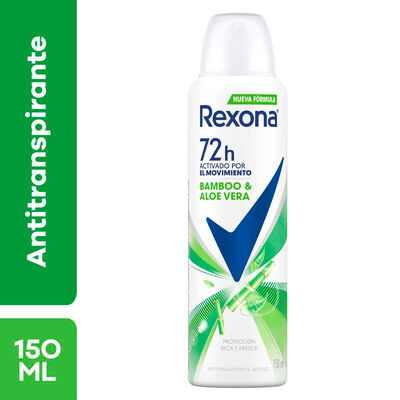 Desodorante Spray Rexona Women Bamboo & Aloe Vera - Frasco 150ML