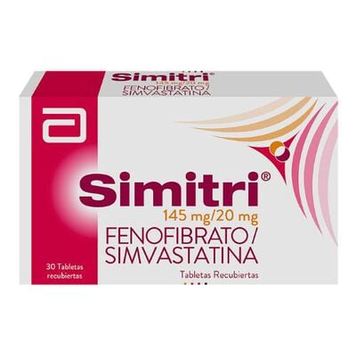 Simitri 145mg/20mg Tableta Recubierta - Caja 30 UN