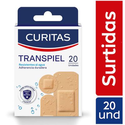 Curitas Transpiel Surtidas - Caja 20 UN