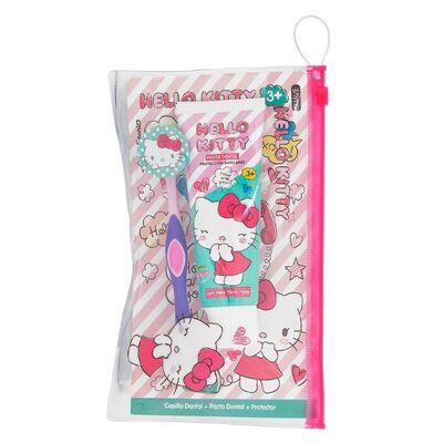 Set Cartuchera Pasta Dental + Cepillo Hello Kitty - Unidad 1 UN