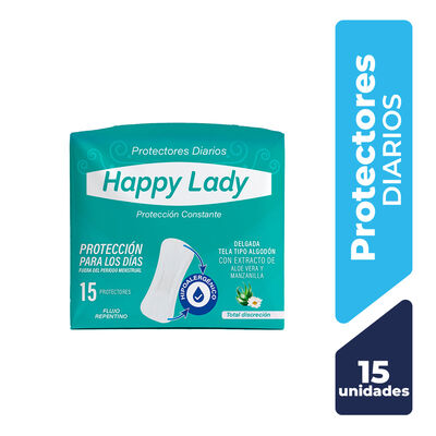 Happy Lady Protectores Diarios - Bolsa 15 UN