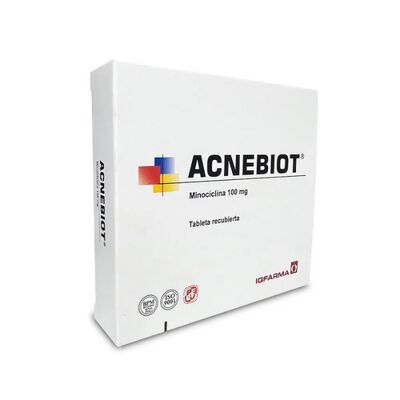 Acnebiot 100 Mg Tabletas Recubiertas - Caja 30 UN