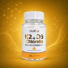 VitaVital K2 +D3 Chorella - Frasco 120 UN, , large image number null
