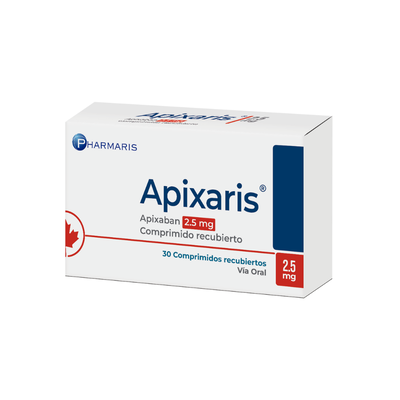 Apixaris 2.5 Comprimidos - Caja 30 UN