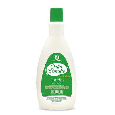 Quita Esmalte Olor Lim&oacute;n  - Frasco 165ML