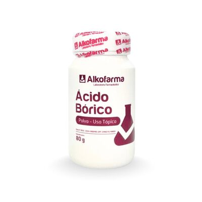 Acido Borico - Pote 80 Gr