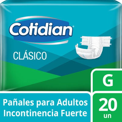 Pa&ntilde;al Cotidian Cl&aacute;sico Talla G - Bolsa 20 UN