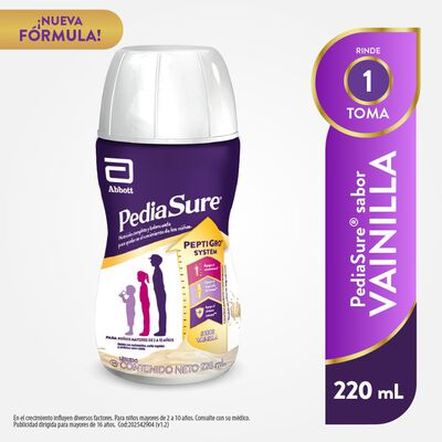 Pediasure L&iacute;quido Sabor Vainilla - Frasco 220 ML