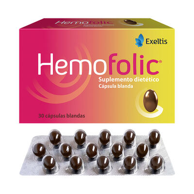 Hemofolic C&aacute;psula Blanda - Bl&iacute;ster 15 UN