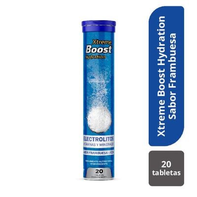 Xtreme Boost Hydration Efervescente German Energy - Tubo 20 UN