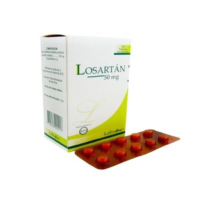 Losartan 50mg  - Caja 100 UN