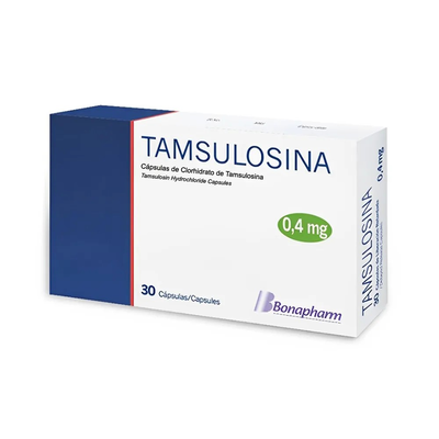 Tamsulosina 0.4 mg C&aacute;psulas - Caja 30 UN