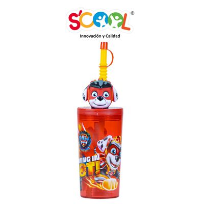 Scool Tumbler 3D & Ca&ntilde;a de Paw Patrol Hombre Marshall - 1 UN