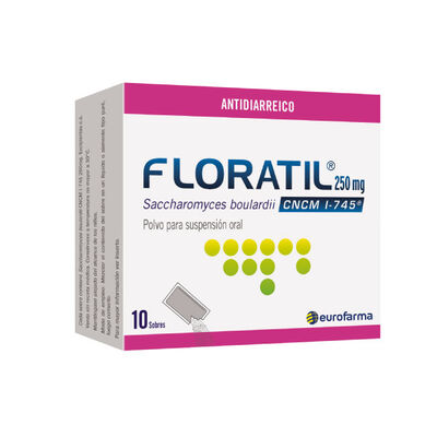 Floratil 250 MG - Caja 10 Sobres