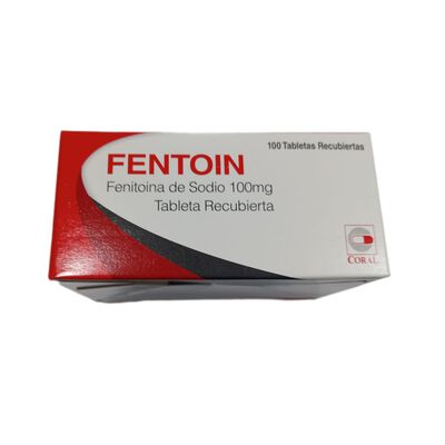 Fenitoina Sodica 100 MG Tableta Recubierta - Caja 100 UN