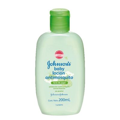 Johnson's Baby Loci&oacute;n Antimosquito - Frasco 200 ML