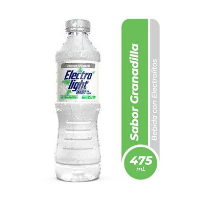 Bebida Hidratante Electrolight Cero Granadilla - Frasco 475 ML