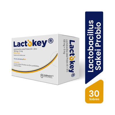Lactokey 100mg + 5mg Polvo Oral Sobres - Caja 30 UN