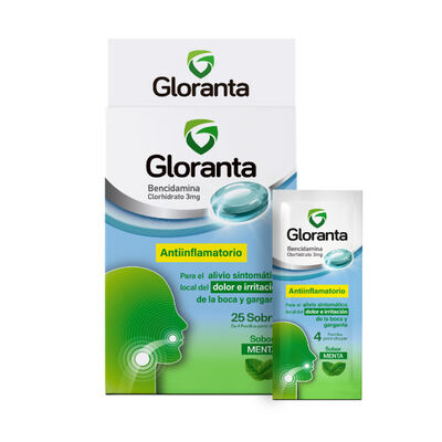 Caramelo Gloranta  sabor Menta - Sobre 1 UN